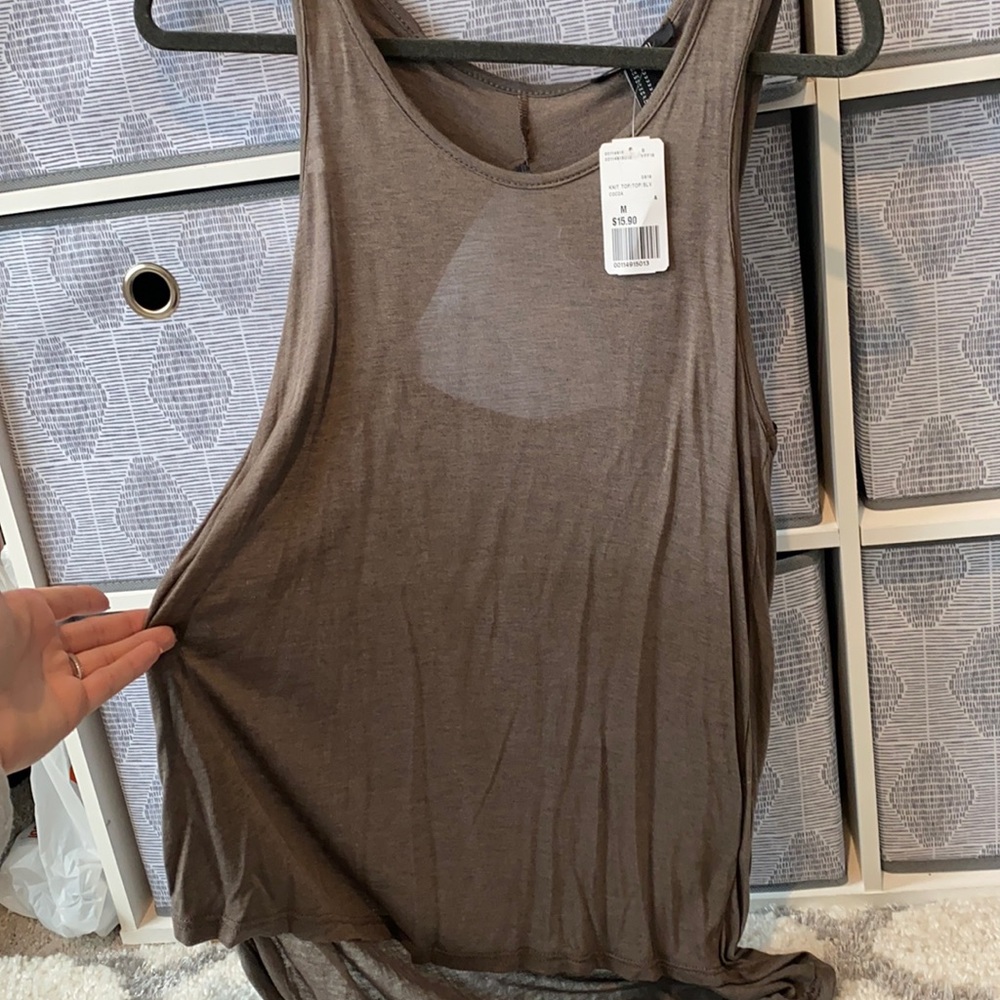Dark green tank top